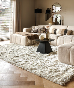 Velvet rug - Auréa ivory - sfeer