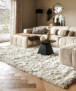 Velvet rug - Auréa ivory - sfeer, thumbnail