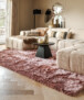Velvet rug - Auréa pink - sfeer, thumbnail