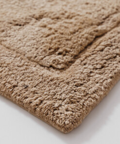 Bath mat - Lunja beige - close up, thumbnail