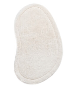 Organic bath mat - Lunja Pebble ivory - overzicht
