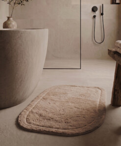 Organic bath mat - Lunja beige - sfeer