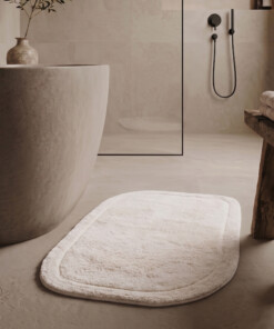 Organic bath mat - Lunja ivory - sfeer