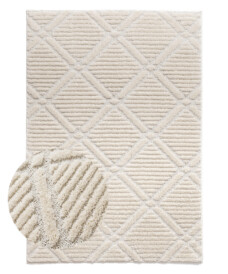 Scandinavian rug - Arc Gem cream - overzicht, thumbnail