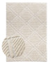 Scandinavian rug - Arc Gem cream - overzicht, thumbnail