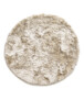 Round velvet rug - Auréa ivory - overzicht, thumbnail
