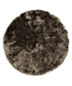 Round velvet rug - Auréa taupe - overzicht
