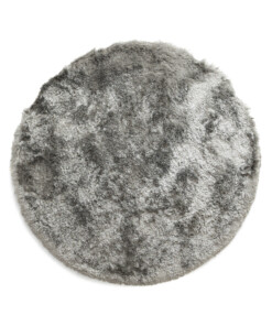 Round velvet rug - Auréa silver - overzicht