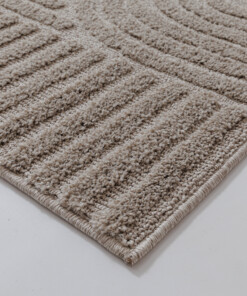 Scandinavian rug - Arc Bend beige - close up, thumbnail