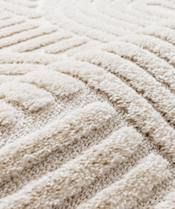 Scandinavian rug - Arc Bend cream
