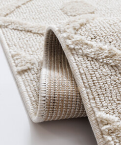 Scandinavian rug - Arc Diamond cream