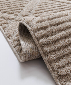 Scandinavian rug - Arc Gem beige - close up, thumbnail