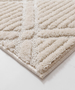 Scandinavian rug - Arc Gem cream - close up, thumbnail