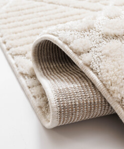 Scandinavian rug - Arc Gem cream - close up, thumbnail