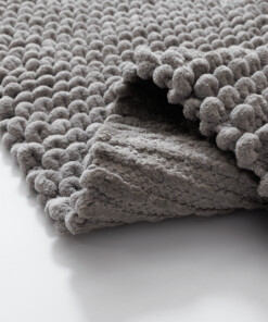 Bath mat - Sensa grey - close up, thumbnail