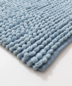 Bath mat - Sensa blue - close up, thumbnail
