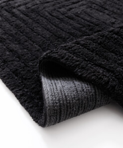 Bath mat - Stille black - close up, thumbnail