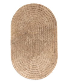 Oval bath mat - Stille beige - overzicht, thumbnail