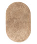 Oval bath mat - Stille beige - overzicht, thumbnail