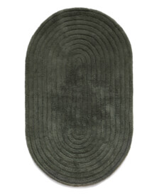 Oval bath mat - Stille green - overzicht, thumbnail