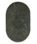 Oval bath mat - Stille green - overzicht, thumbnail