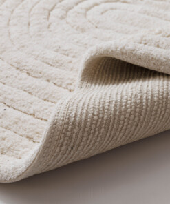 Oval bath mat - Stille ivory - close up, thumbnail
