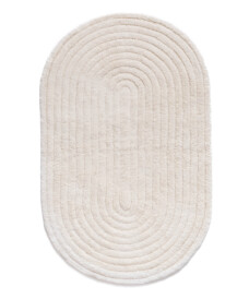 Oval bath mat - Stille ivory - overzicht, thumbnail