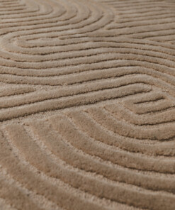 Design rug organic - Balans beige - close up, thumbnail