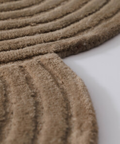 Design rug organic - Balans beige - close up, thumbnail