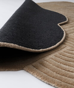 Design rug organic - Balans beige - close up, thumbnail