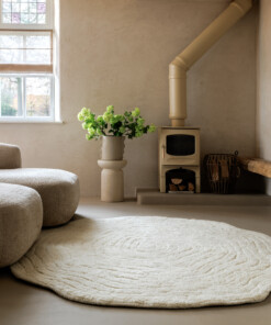 Tree trunk rug - Isdal ivory - sfeer