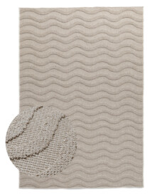 Outdoor rug​ - Dunor Ripple beige - overzicht, thumbnail