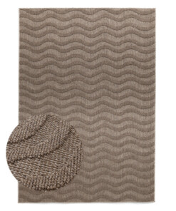 Outdoor rug​ - Dunor Ripple brown - overzicht
