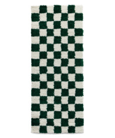 Checkerboard runner - Check ivory/jade - overzicht, thumbnail