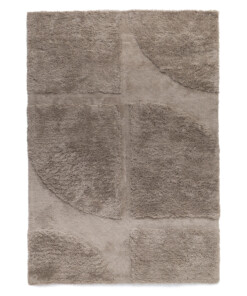 Designer rug​ - Tjørne Elv taupe - overzicht