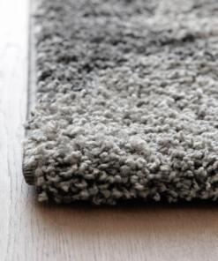 Square marble rug - Marble Artisan grey - close up, thumbnail