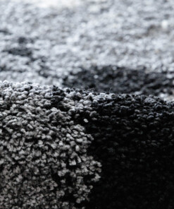 Square marble rug - Marble Artisan grey - close up, thumbnail