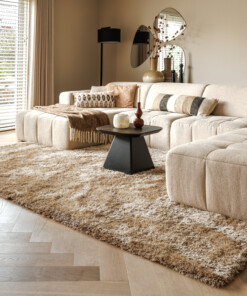 Shaggy rug - Meadow beige - sfeer