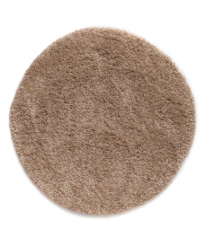 Round thick rug - Shaggy Grand beige - overzicht, thumbnail