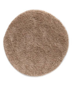 Round thick rug - Shaggy Grand beige - overzicht