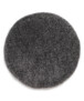 Round thick rug - Shaggy Grand dark grey - overzicht, thumbnail