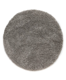 Round thick rug - Shaggy Grand light grey - overzicht, thumbnail