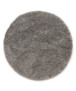 Round thick rug - Shaggy Grand light grey - overzicht, thumbnail