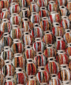 Wool rug - Huldra multi - close up, thumbnail