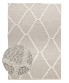 Outdoor jute rug​ - Dunor Nova natural/white - overzicht, thumbnail