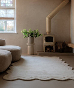 Design rug organic - Balans Swirl ivory - sfeer