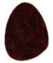 Shaggy rug organic - Sveve Pebble burgundy - overzicht, thumbnail