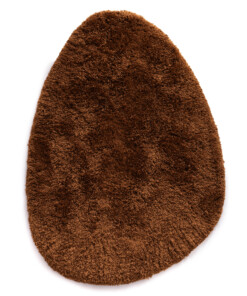 Shaggy rug organic - Sveve Pebble cognac - overzicht