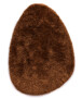 Shaggy rug organic - Sveve Pebble cognac - overzicht, thumbnail