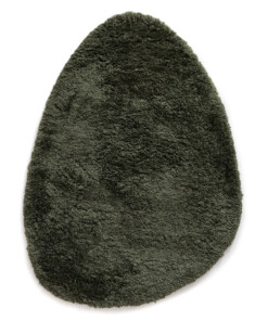 Shaggy rug organic - Sveve Pebble moss green - overzicht
